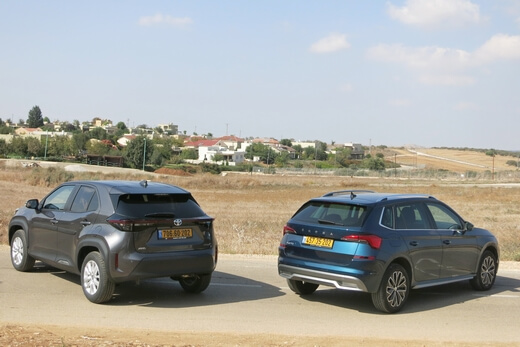 טויוטה יאריס קרוס מול סקודה קאמיק